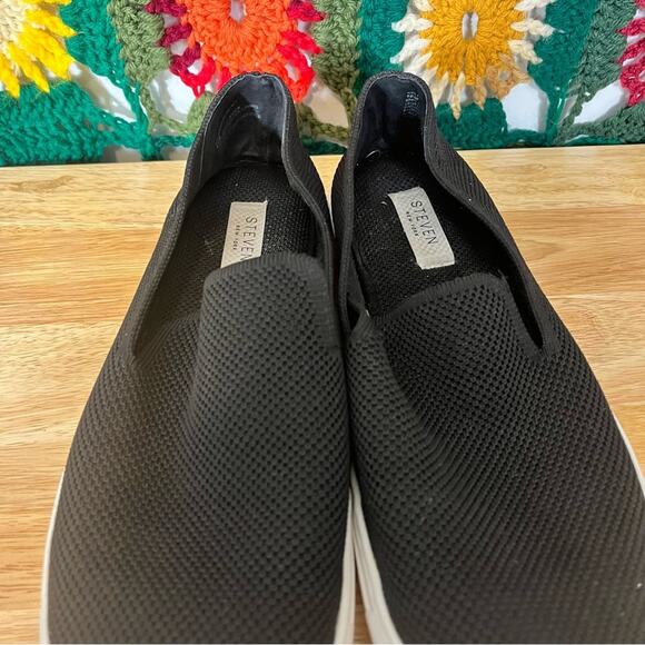Steven Kelsea Black Slip On‎ Sneakers Size 10 - Picture 4 of 14